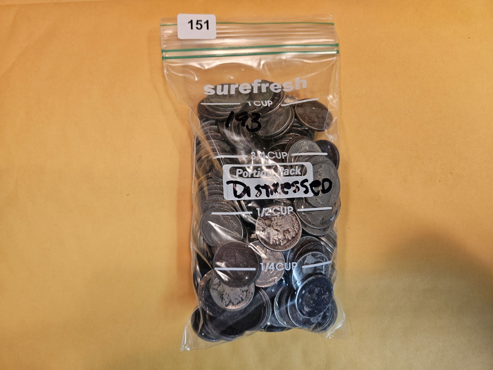 ONE HUNDRED ninety-three Buffalo Nickels (1 of 1)