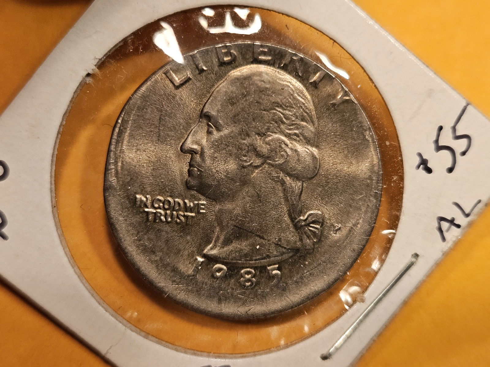 MINT ERROR! Brilliant Uncirculated 1985 Washington Quarter (1 of 3)