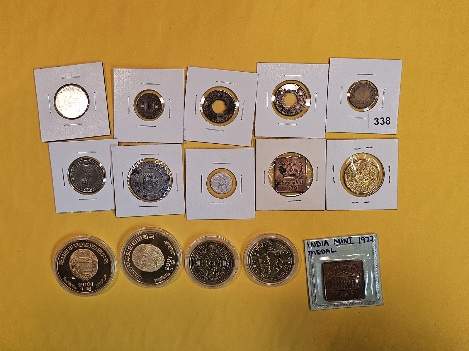 Fifteen nice pieces of World Exonumia: Fun mix