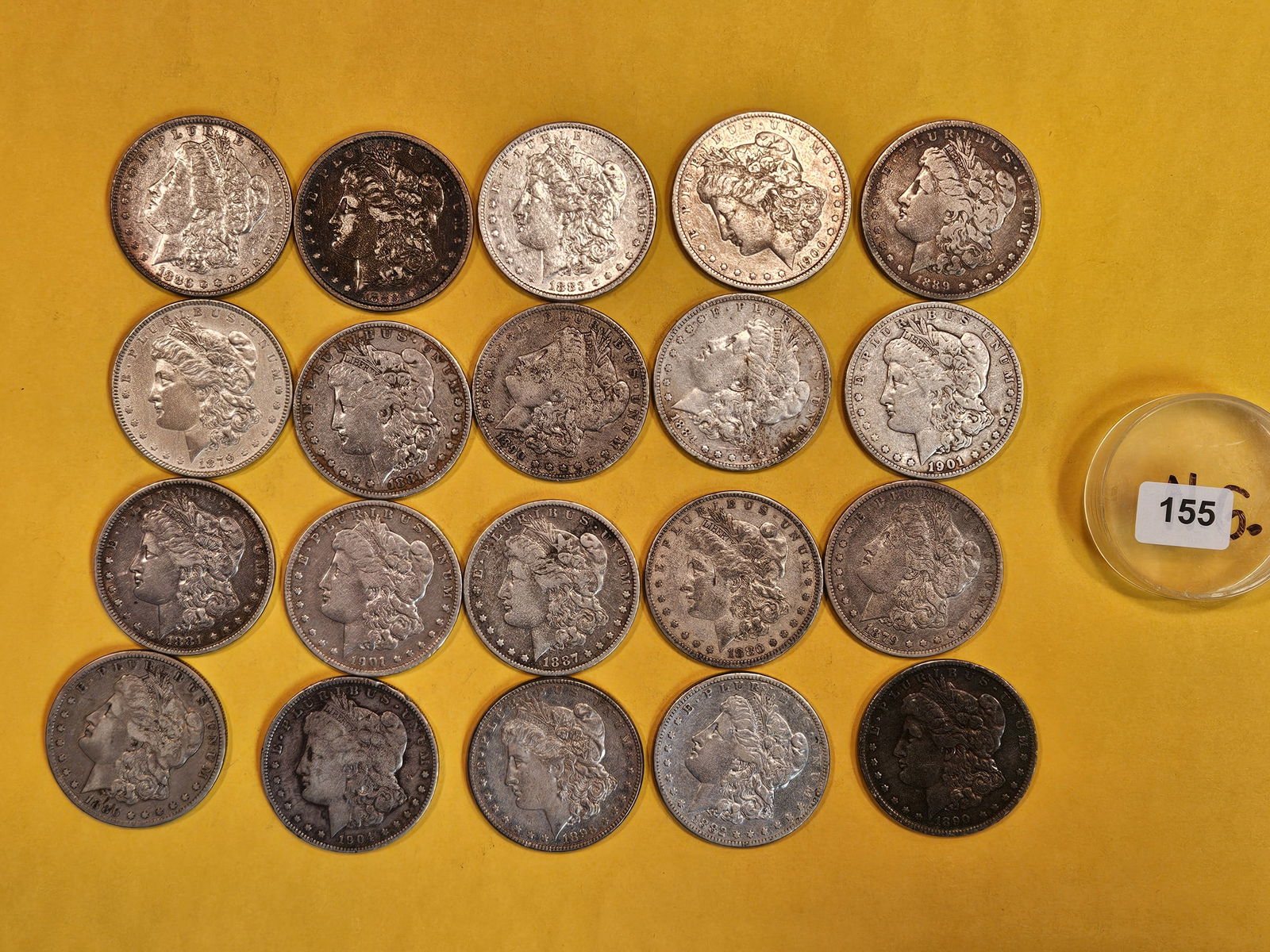 ** FULL ROLL ** Twenty Morgan Silver Dollars (1 of 6)