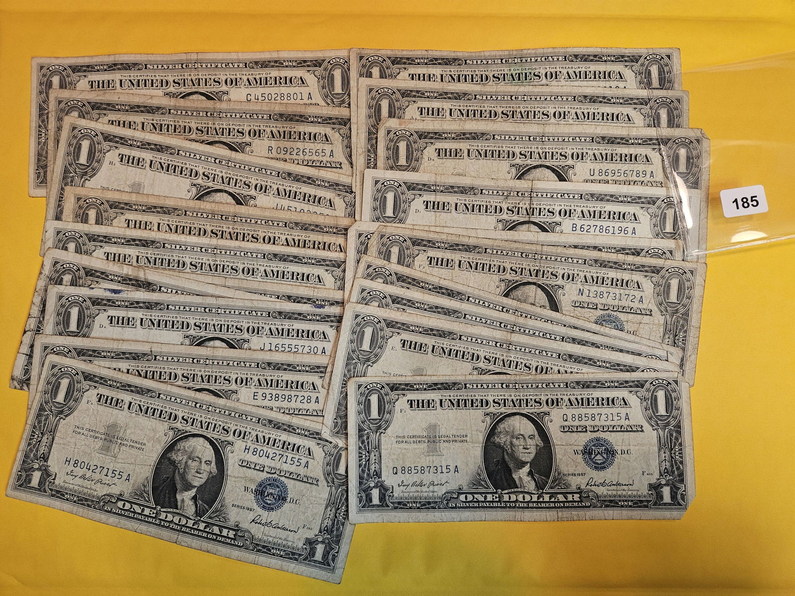 Twenty $1 United States Silver Certificates (1 of 1)