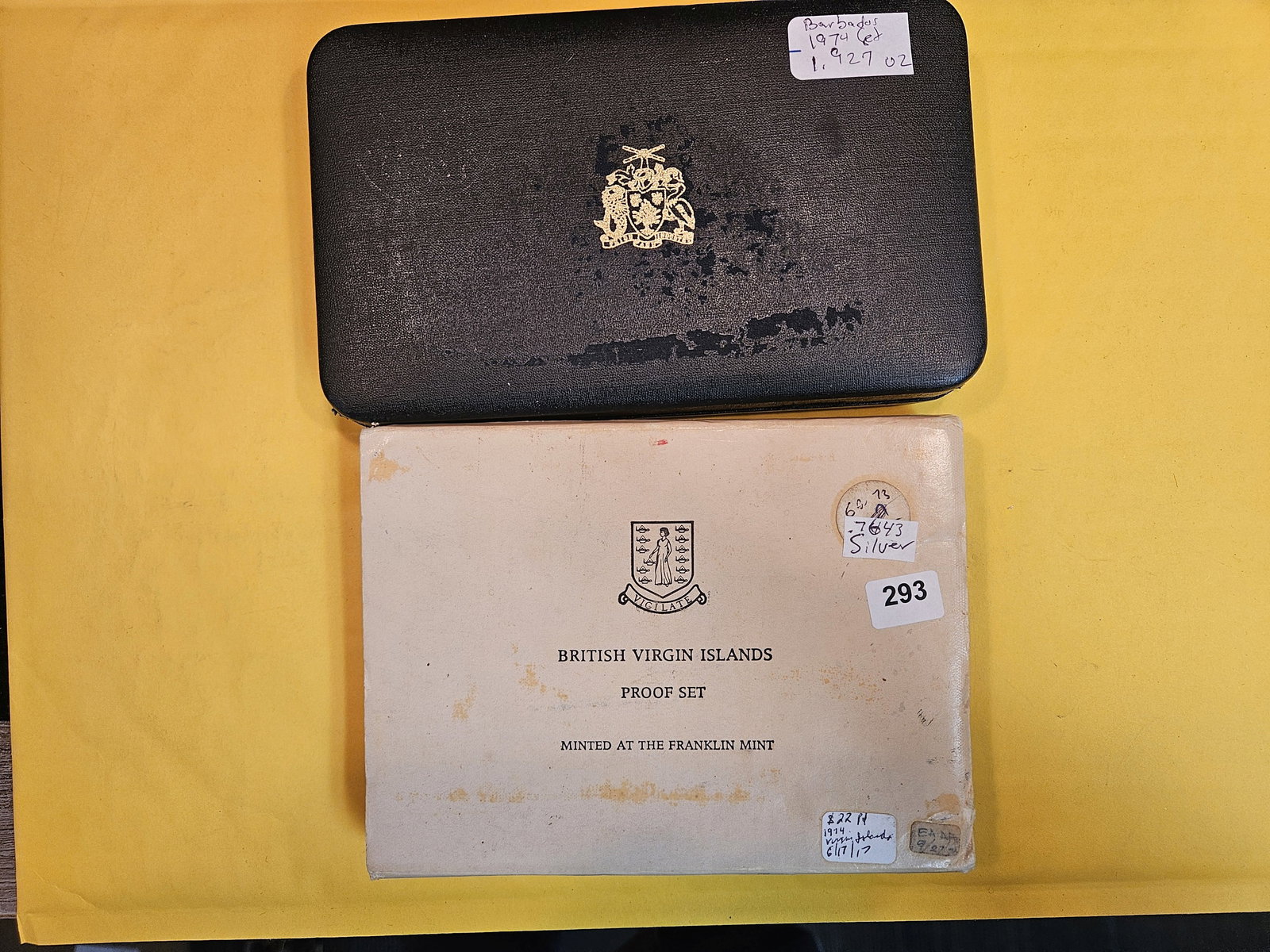 Barbados and British Virgin Islands Silver Proof Sets (1 of 5)