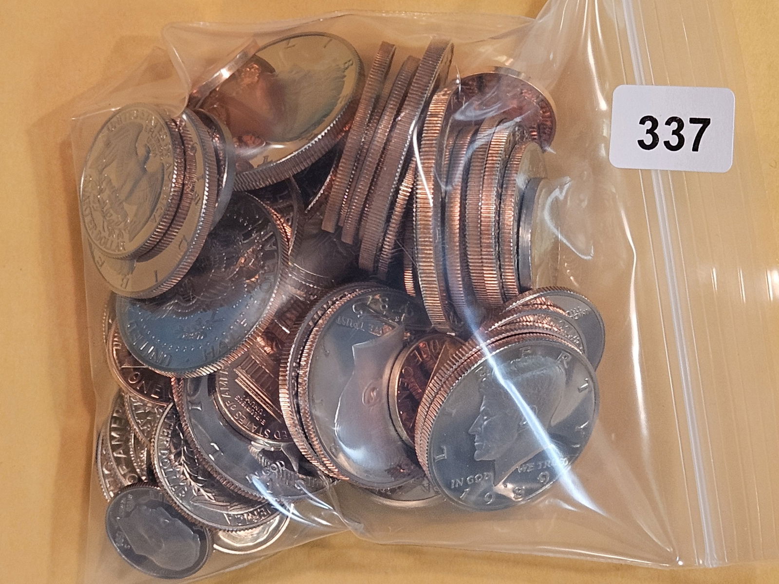 ONE POUND of mixed Proof U.S. coins (1 of 2)