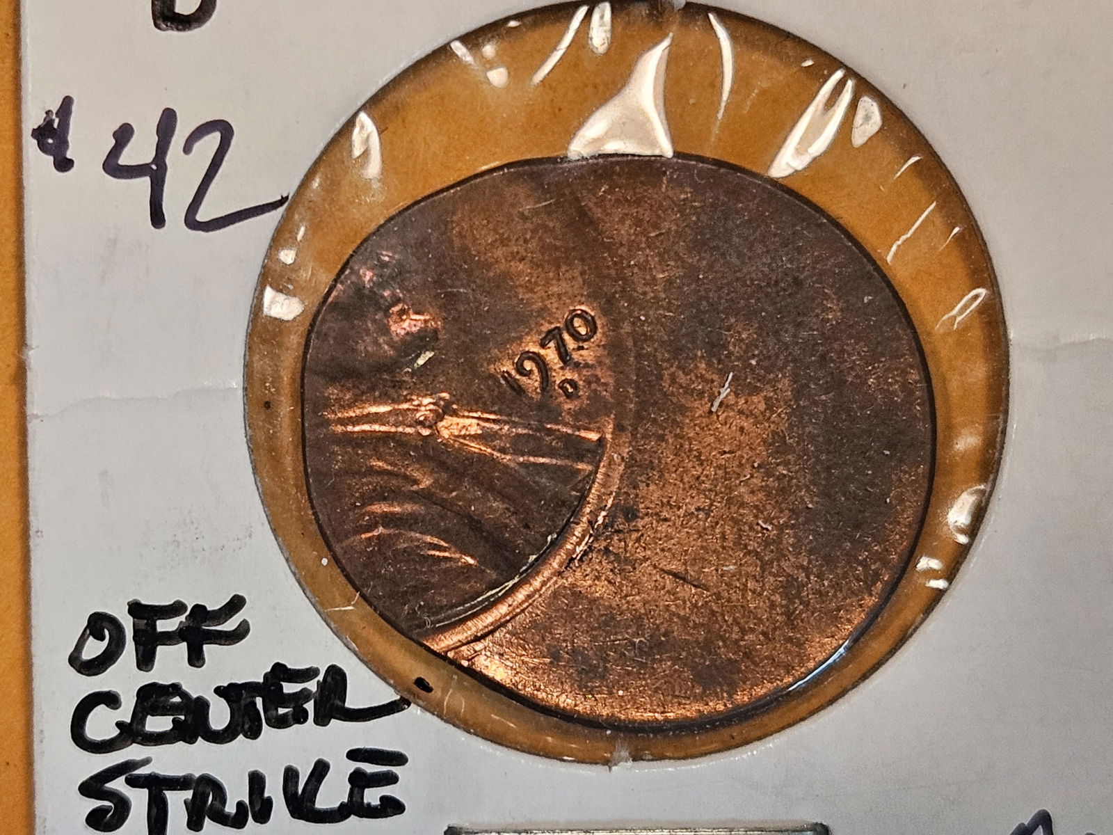 MINT ERROR! Brilliant Uncirculated Red 1970-D Lincoln Cent (1 of 3)