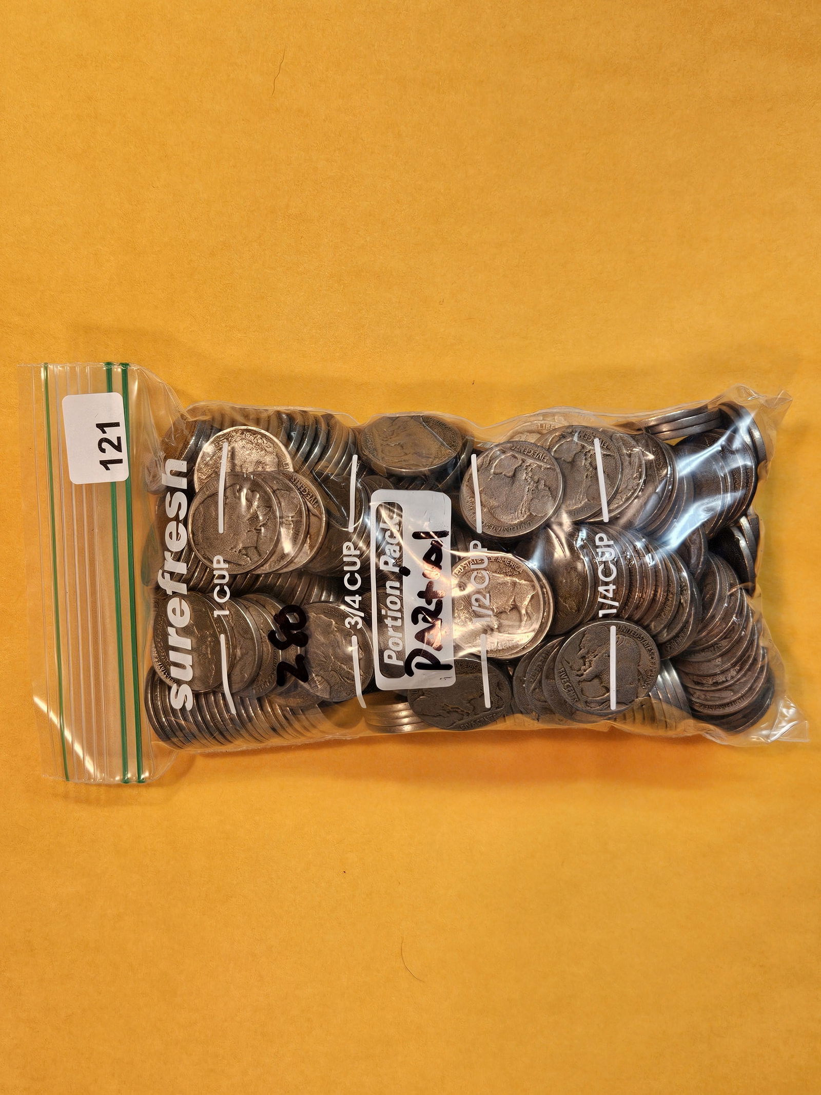 TWO HUNDRED eighty Buffalo Nickels (1 of 1)