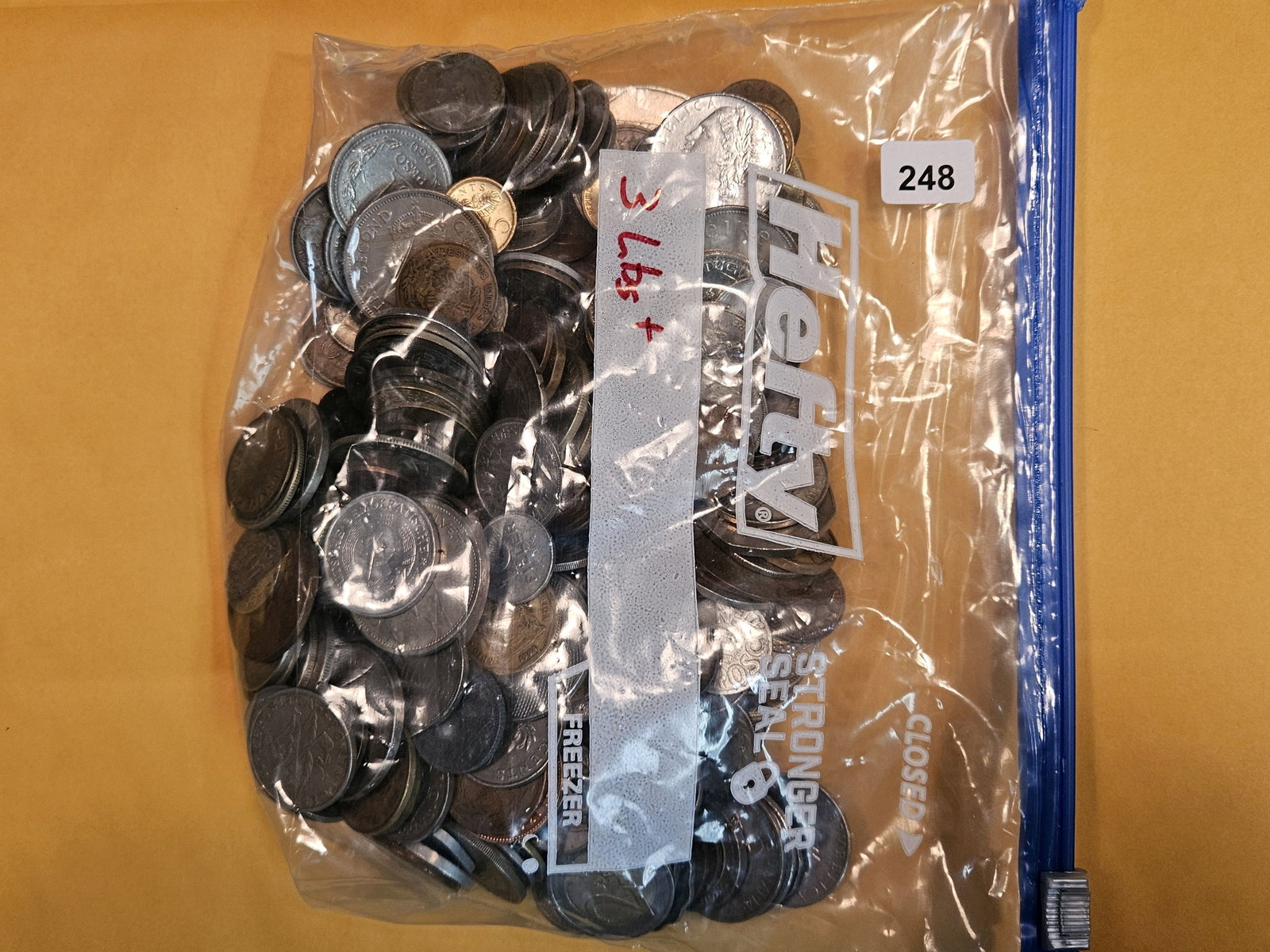 THREE POUNDS of mixed World Coins (1 of 2)