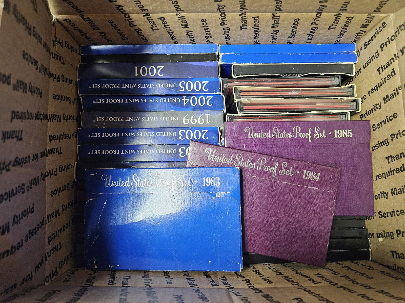 FORTY US PROOF SETS (1 of 2)