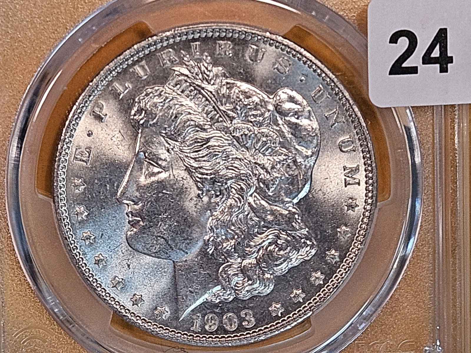 PCGS 1903 Morgan Dollar in Mint State 63 (1 of 3)