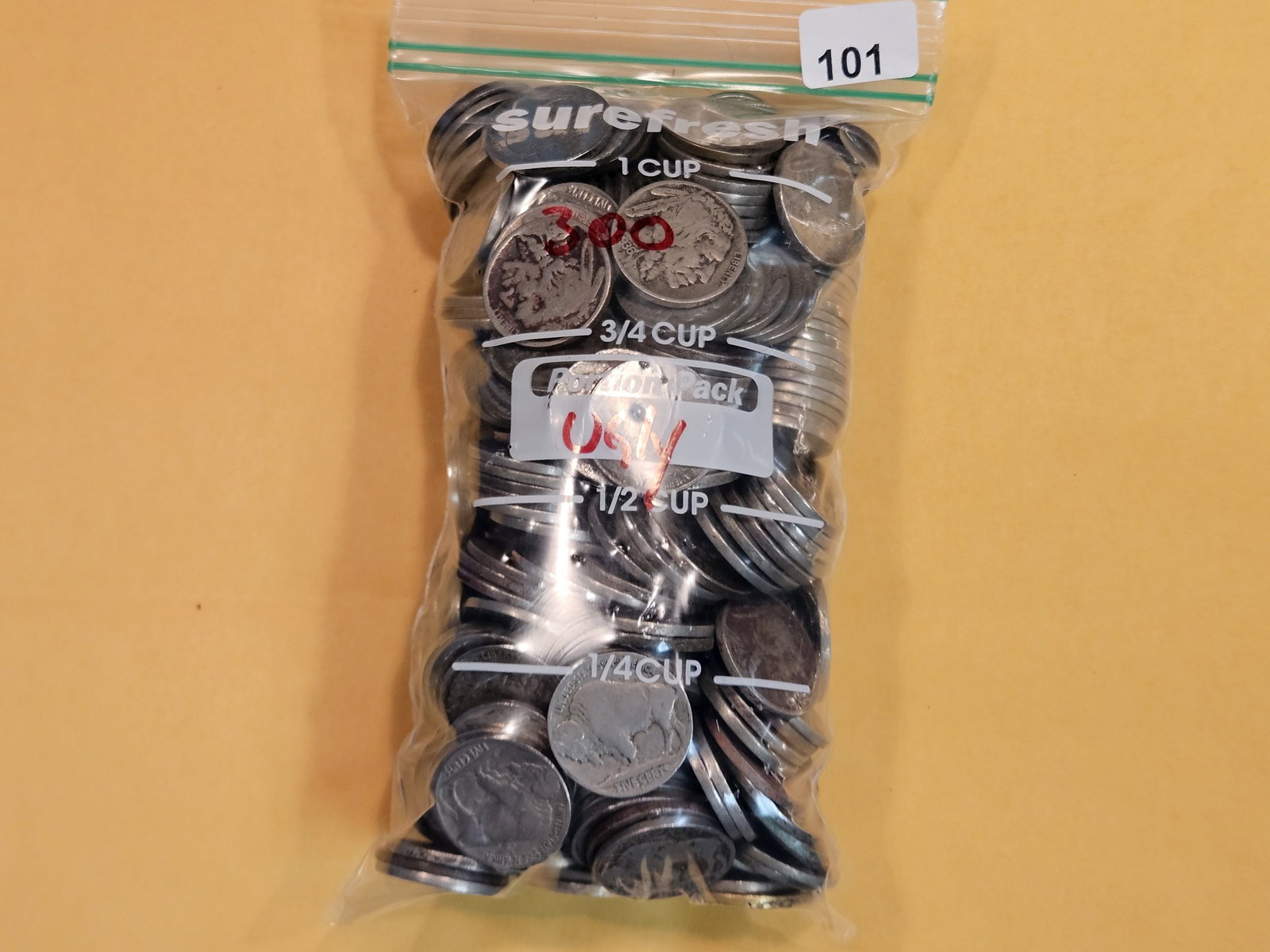 THREE HUNDRED Buffalo Nickels (1 of 1)