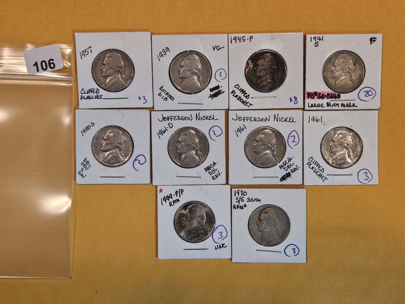 Mint Errors and Varieties! (1 of 6)