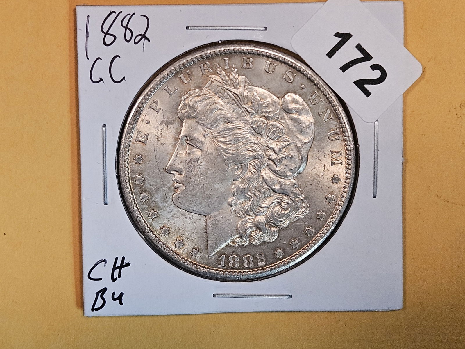 ** KEY DATE ** 1882-CC Morgan Dollar in Choice Brilliant Uncirculated (1 of 7)