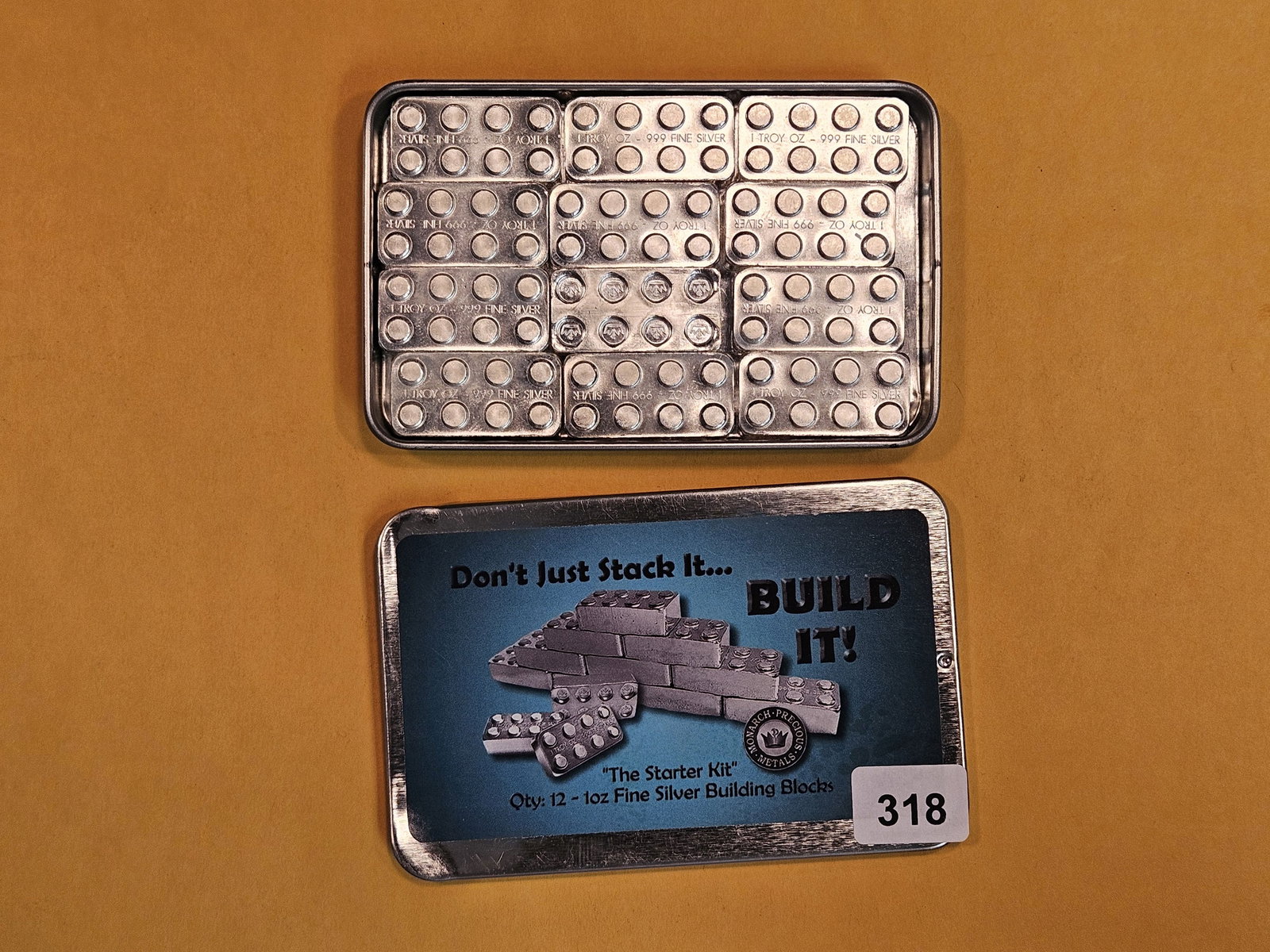 ** SUPER COOL ** Building Block Silver Stackers Set! (1 of 3)