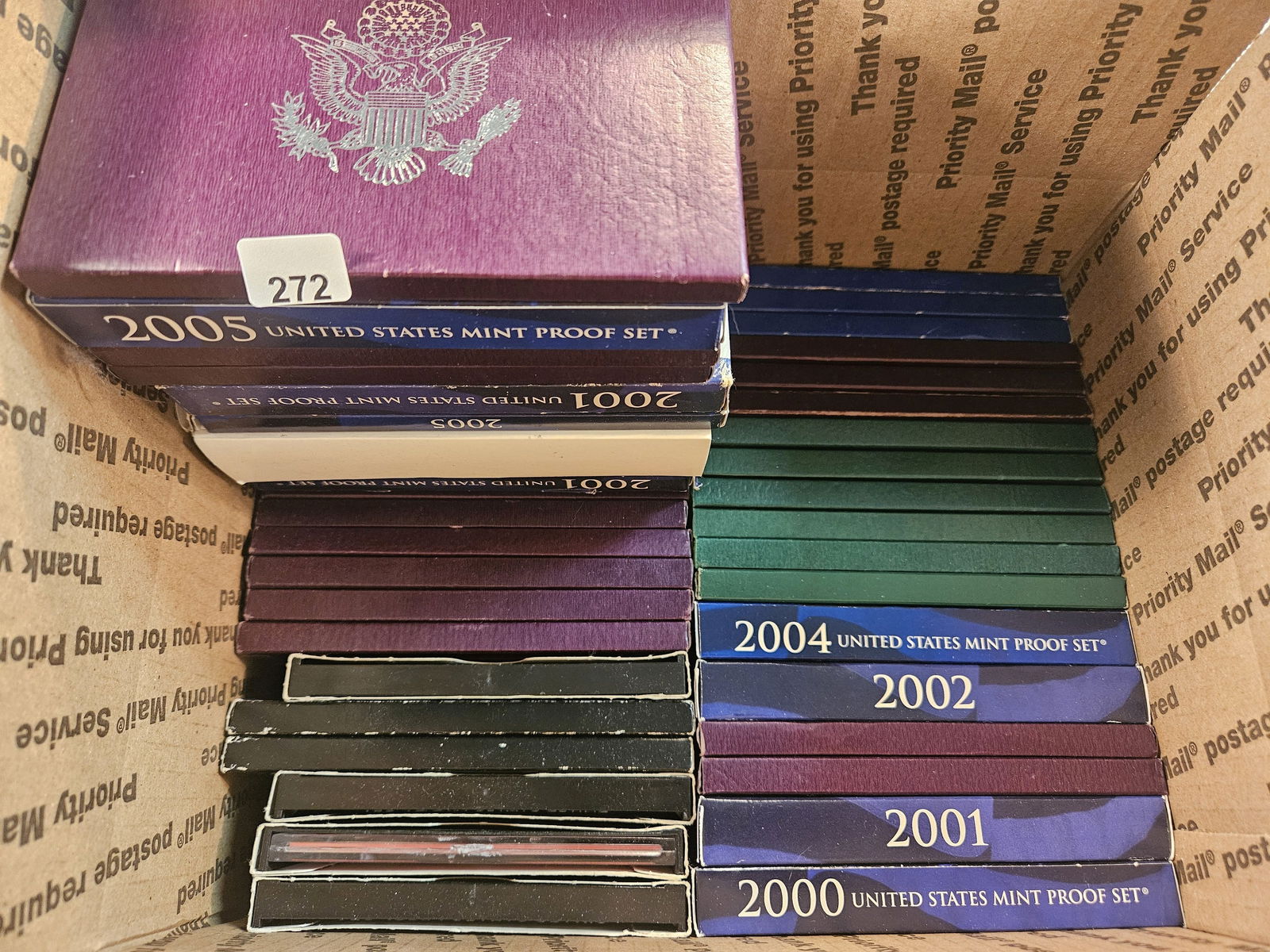 Forty-six Mixed US Proof Sets (1 of 1)