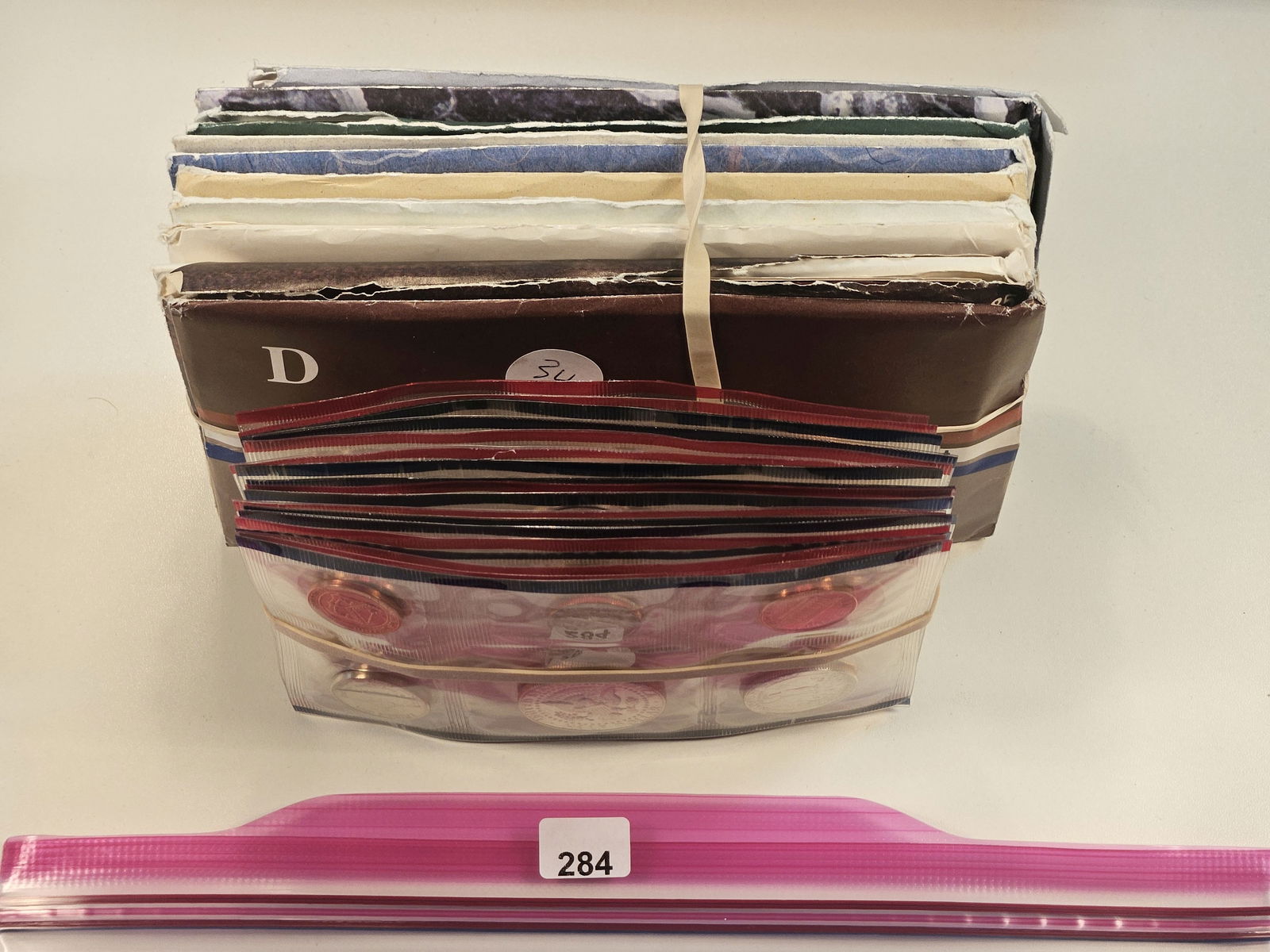 Eleven US Uncirculated Coin Sets and Eighteen Individual Blister Pack Sleeves (1 of 3)