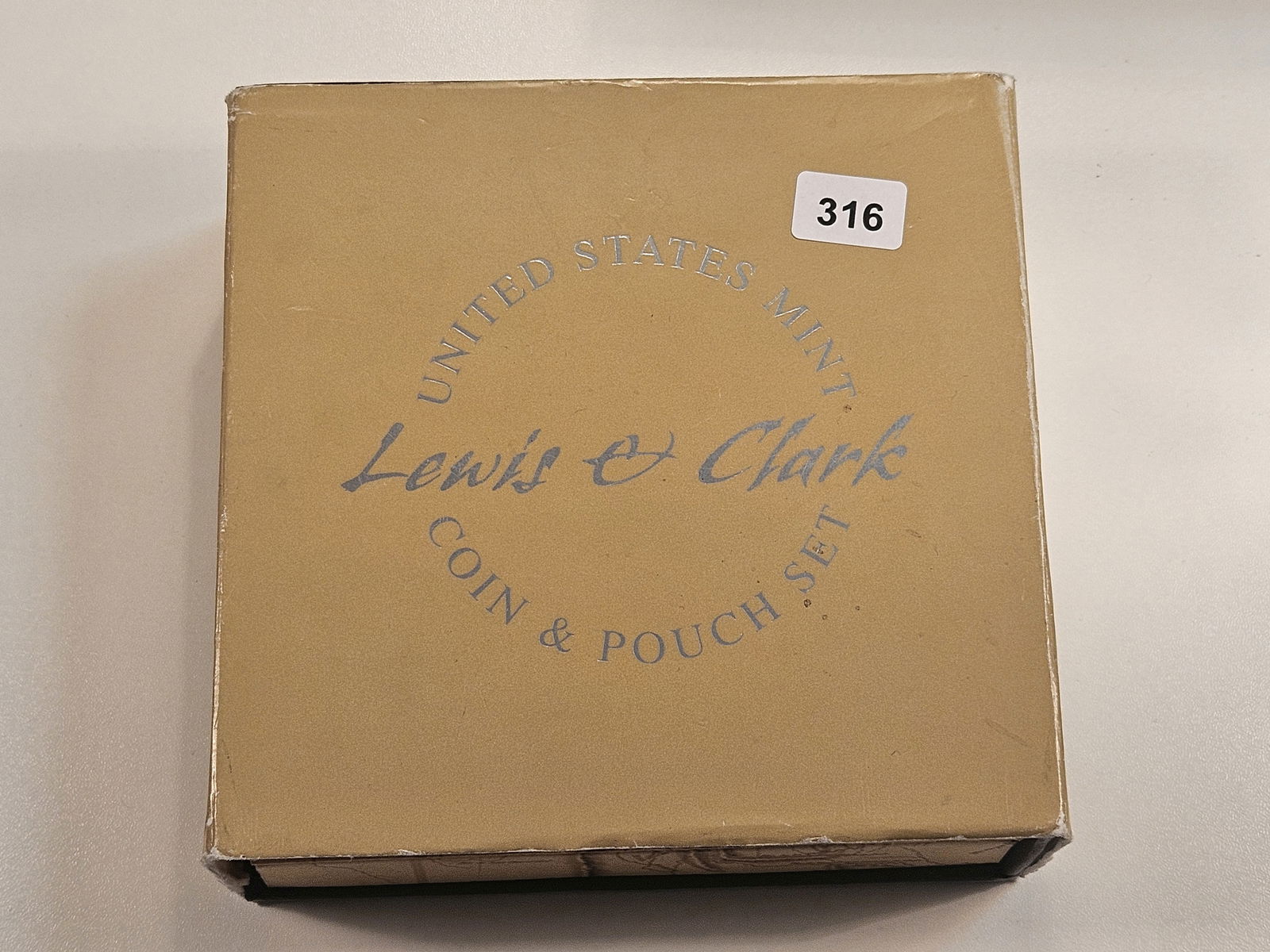 Lewis and Clark 2004 Silver Dollar and Pouch Set (1 of 5)