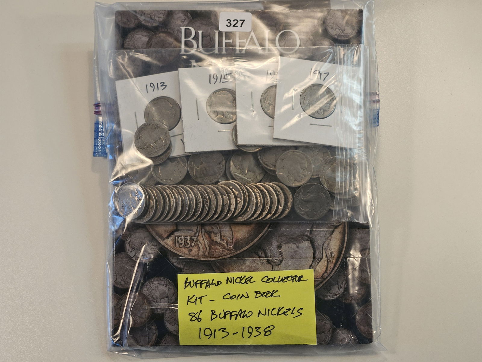 Buffalo Nickels Collectors Kit with Seven Silver Half Dollars (1 of 6)