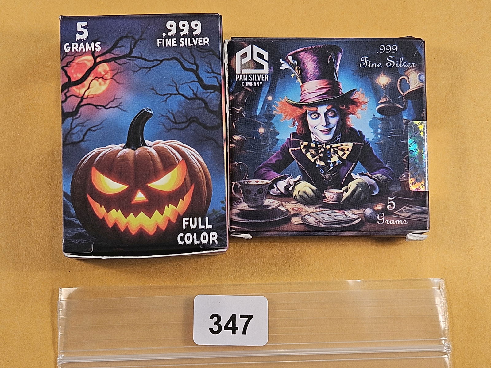 Two Five Gram .999 Fine Silver Art Bars (1 of 4)