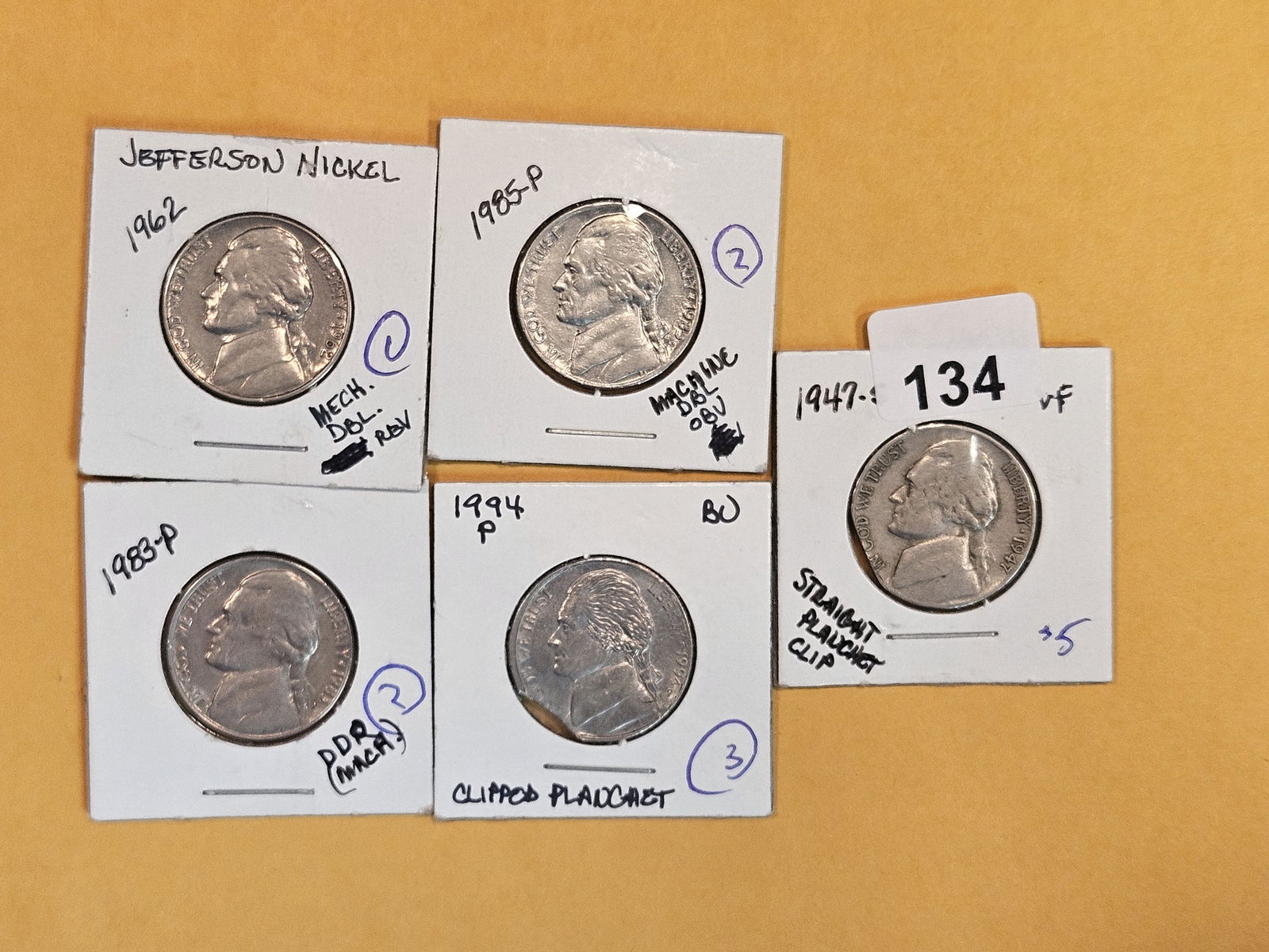 Mint errors and varieties (1 of 5)