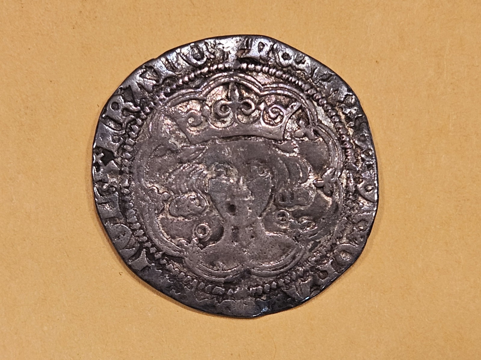 c. 1422 - 1461 England silver groat: Calais Mint. Henry VI