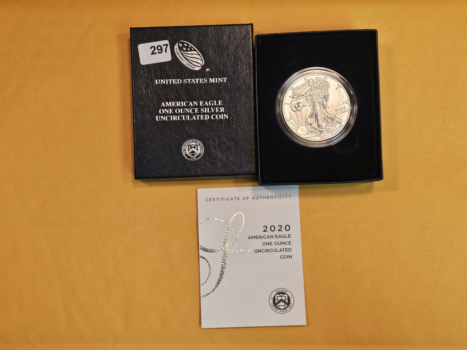 GEM Brilliant Uncirculated 2020 American Silver Eagle (1 of 3)