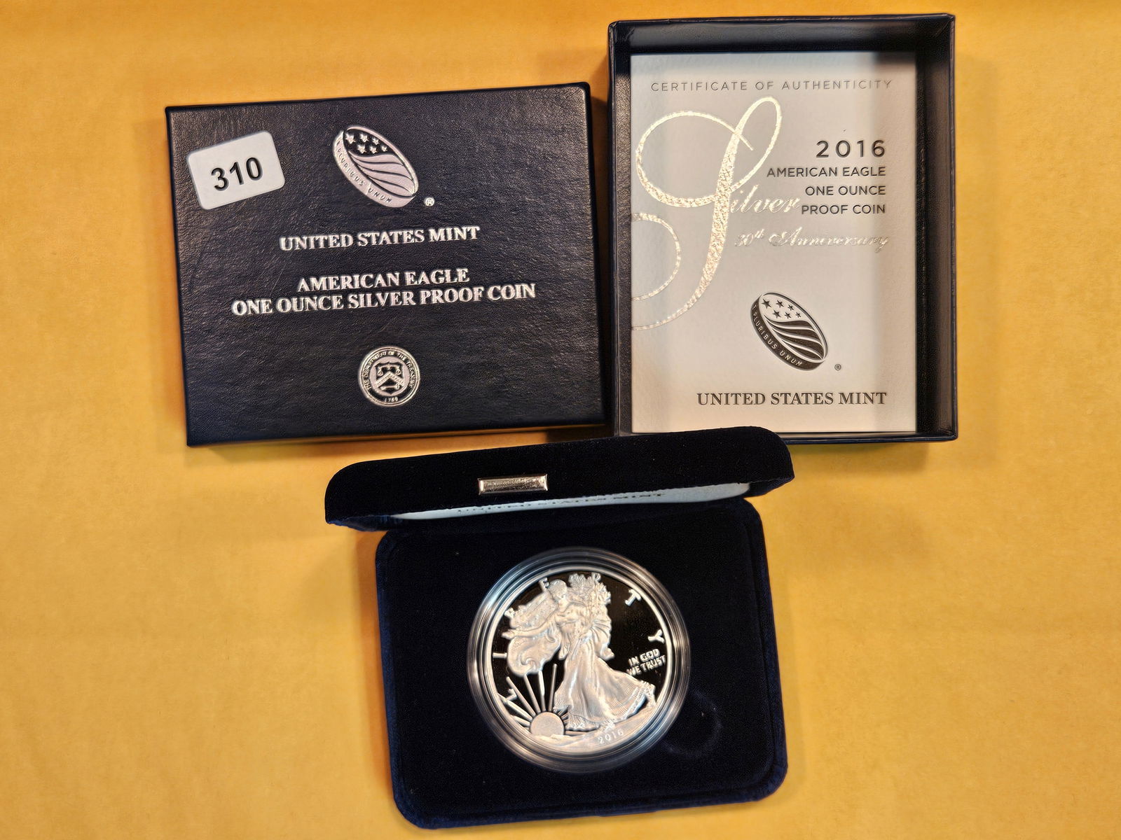GEM Proof Deep Cameo 2016 American Silver Eagle (1 of 3)