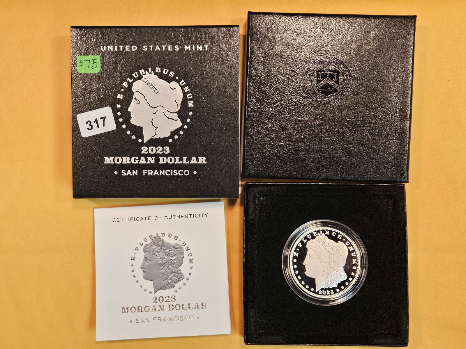 GEM Proof Deep Cameo 2023-S Morgan Silver Dollar (1 of 3)