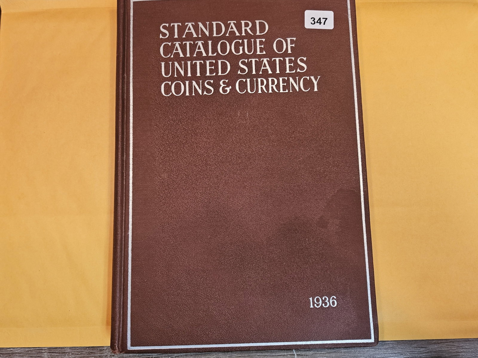 1936 Standard Catalogue of US Coins & Currency: Hardcopy. Very nice