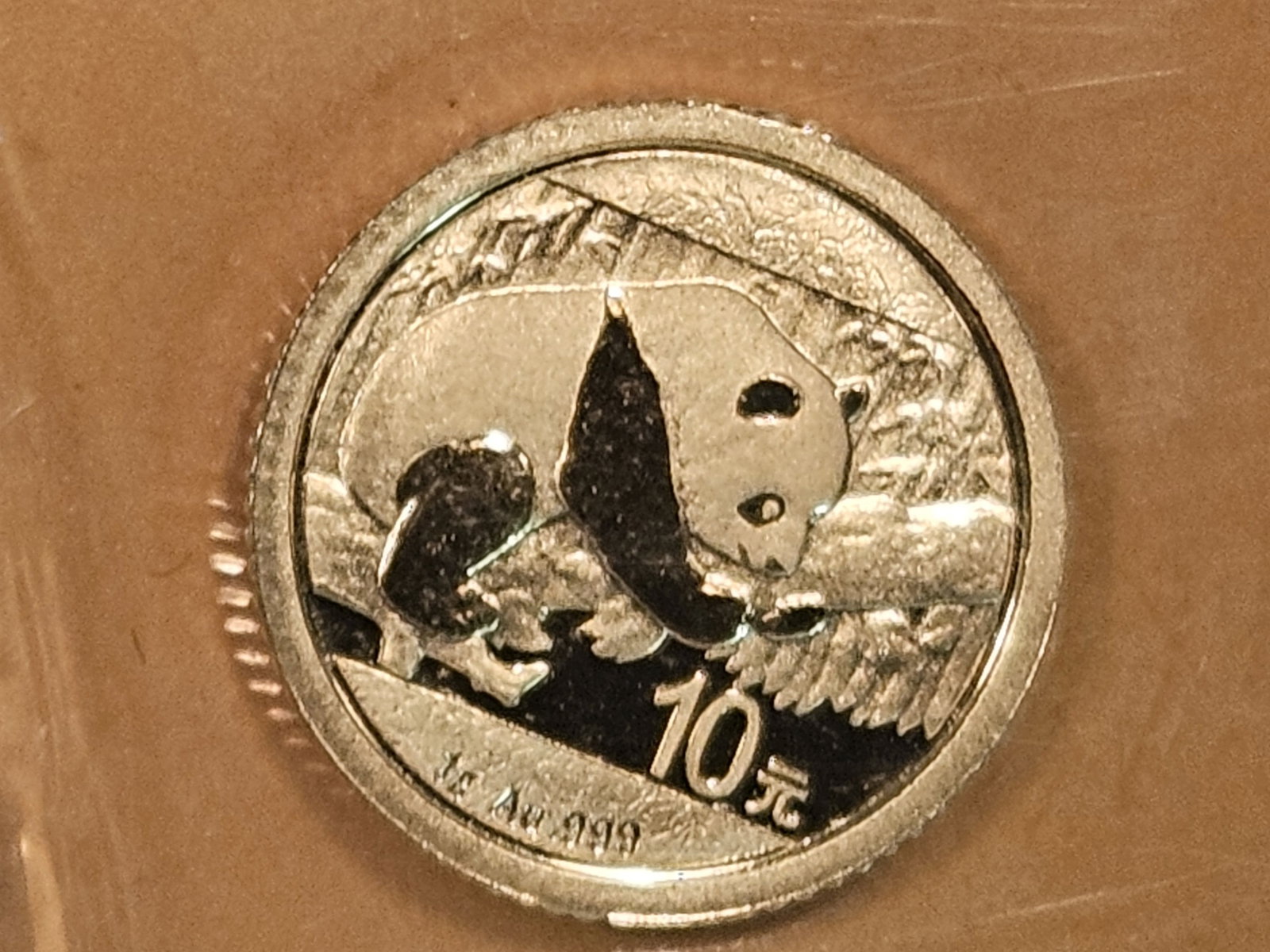 GOLD! GEM 2016 China Gold 10 yuan Panda: In original blister pack