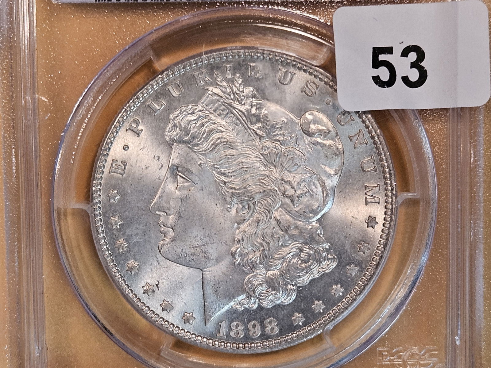 PCGS 1898 Morgan Dollar in Mint State 64 (1 of 3)