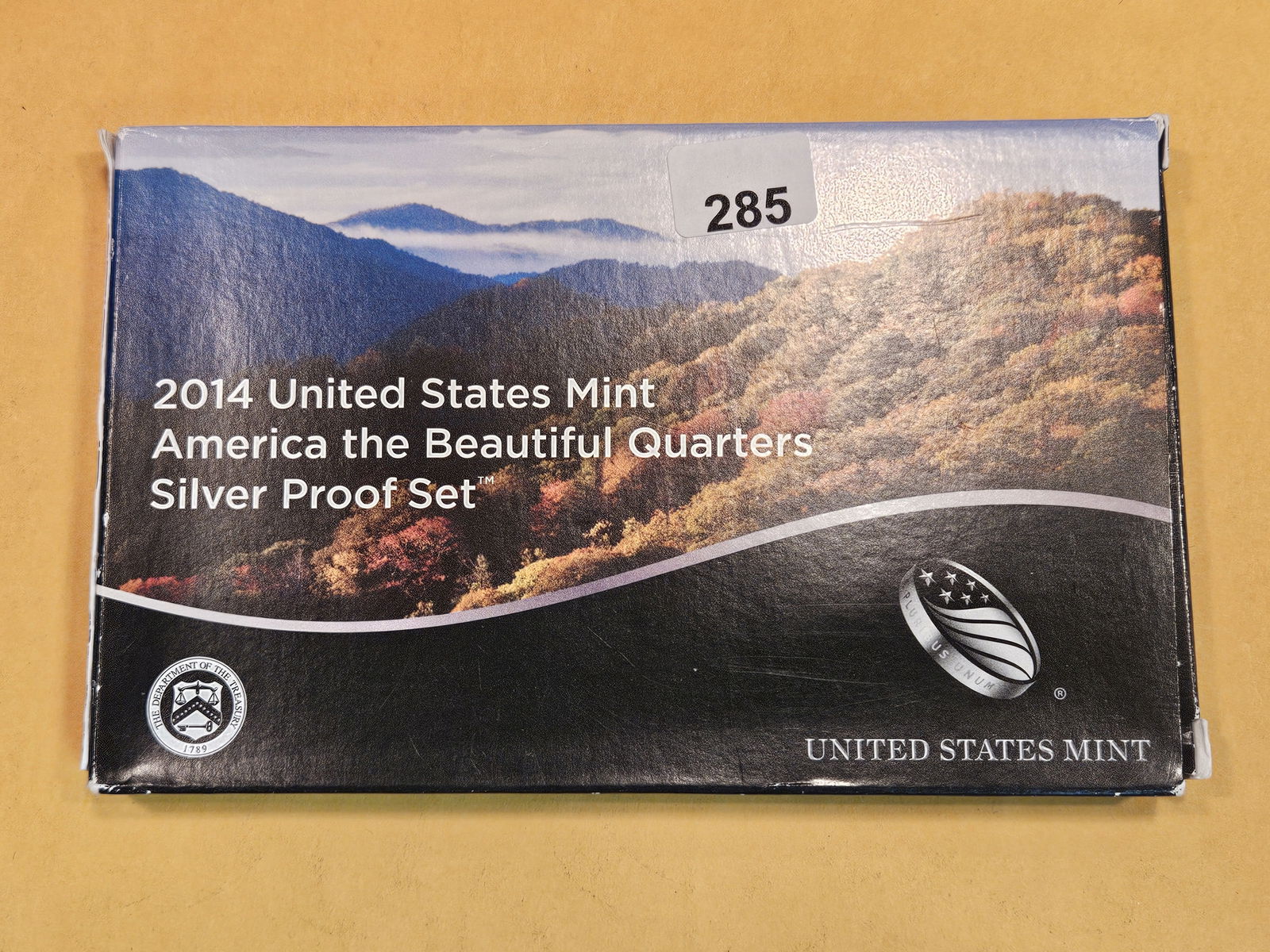 2014 US America the Beautiful SILVER Proof Quarters Set (1 of 1)