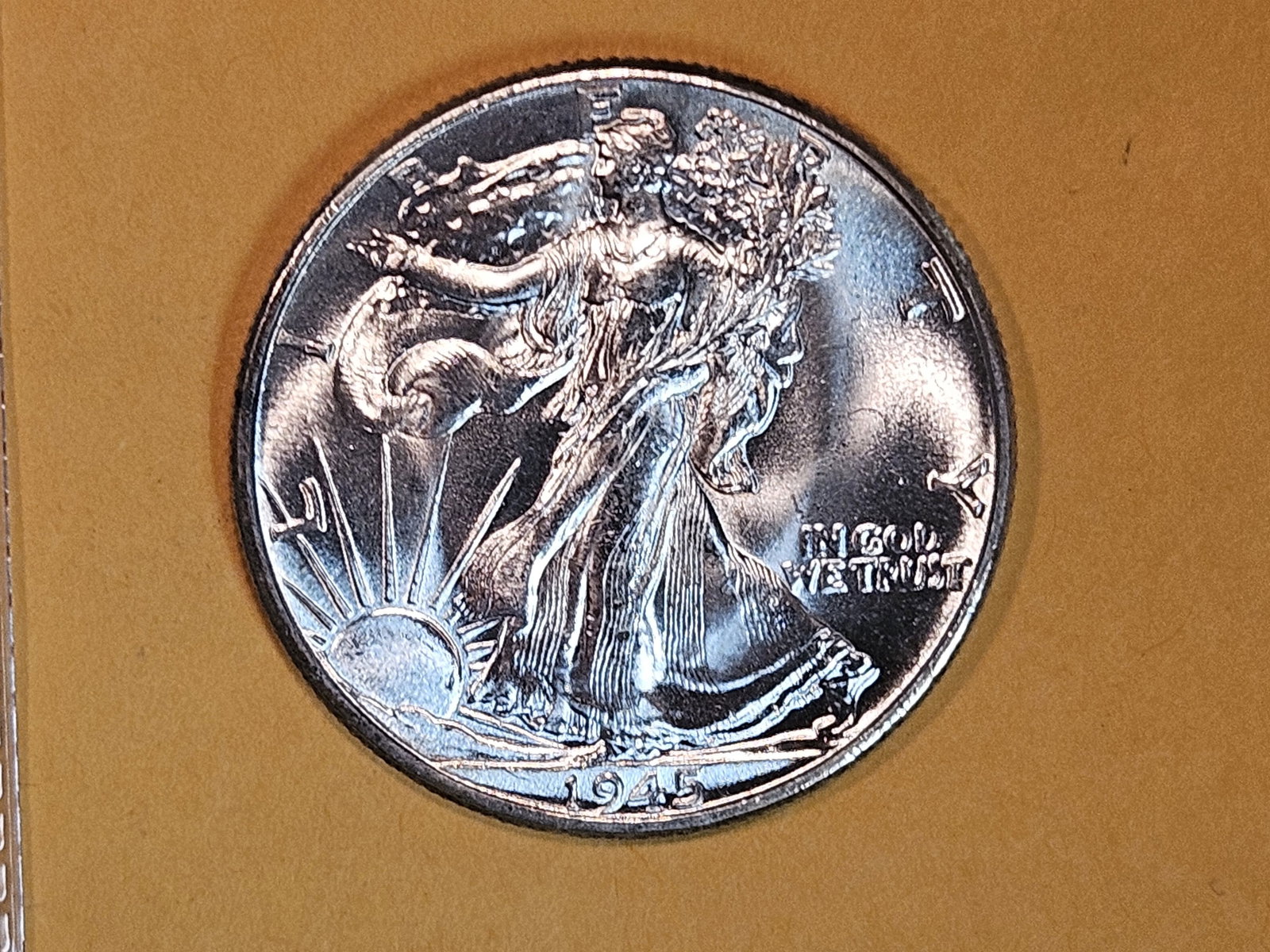 * GEM Brilliant Uncirculated 1945 Walking Liberty Half Dollar (1 of 7)