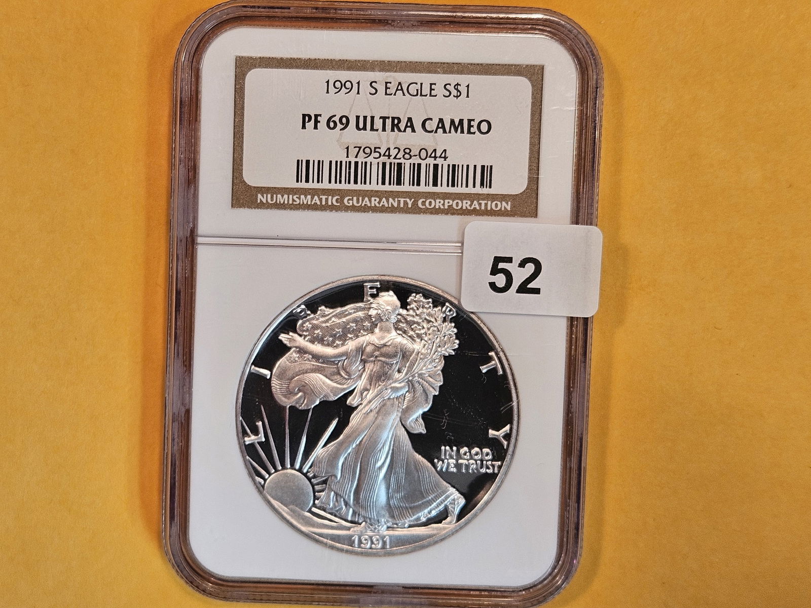 NGC 1991-S American Silver Eagle (1 of 2)