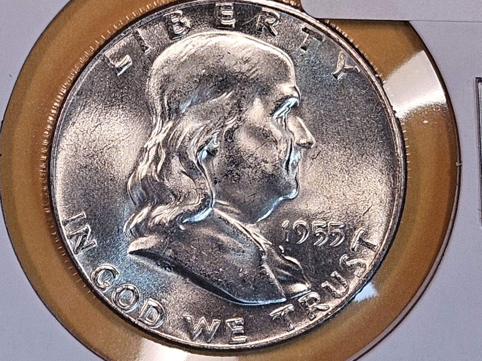 BUGS BUNNY Variety! Very Choice Brilliant Uncirculated 1955 Franklin Half Dollar (1 of 5)
