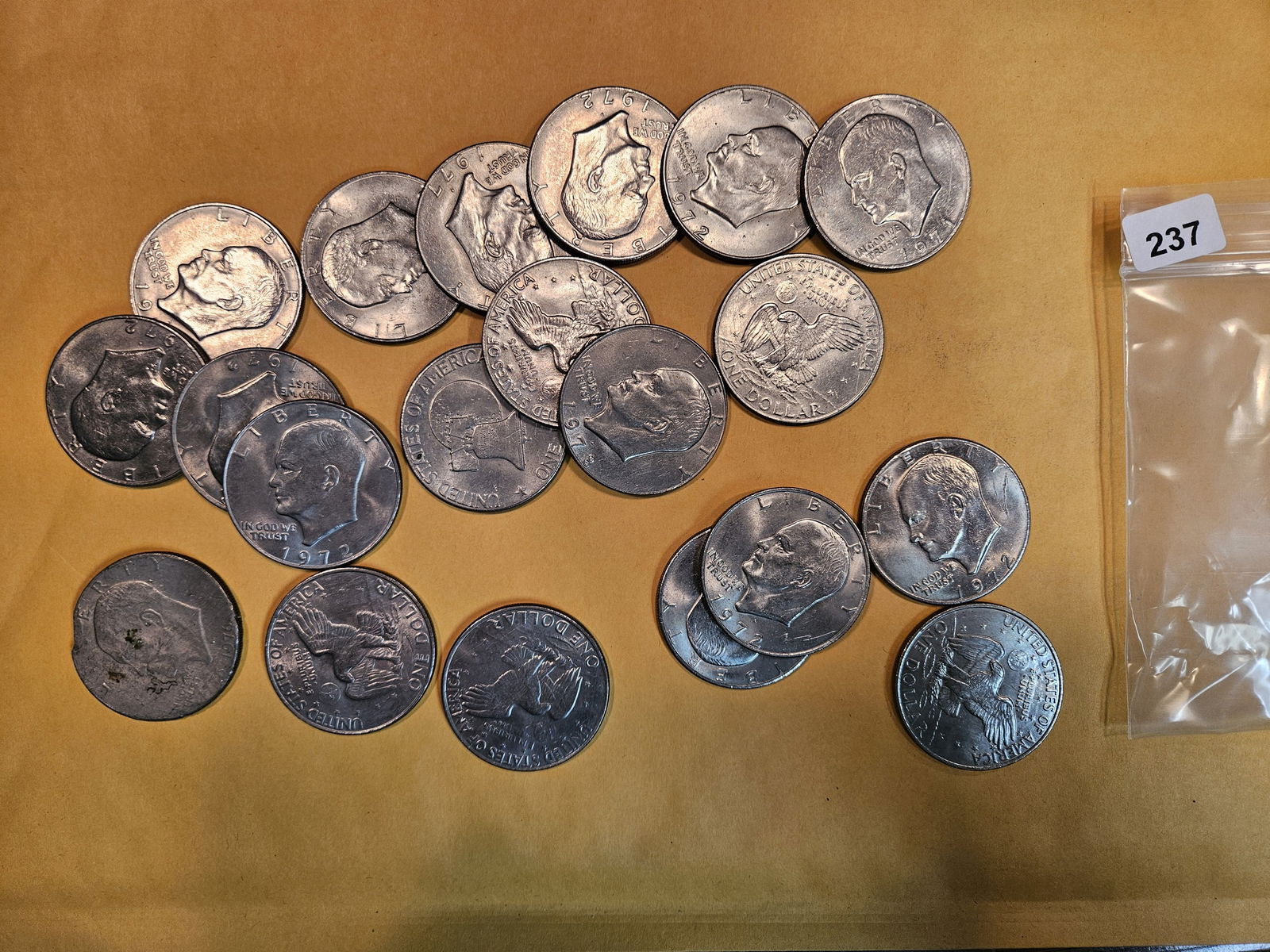Twenty mixed Eisenhower Dollars (1 of 2)