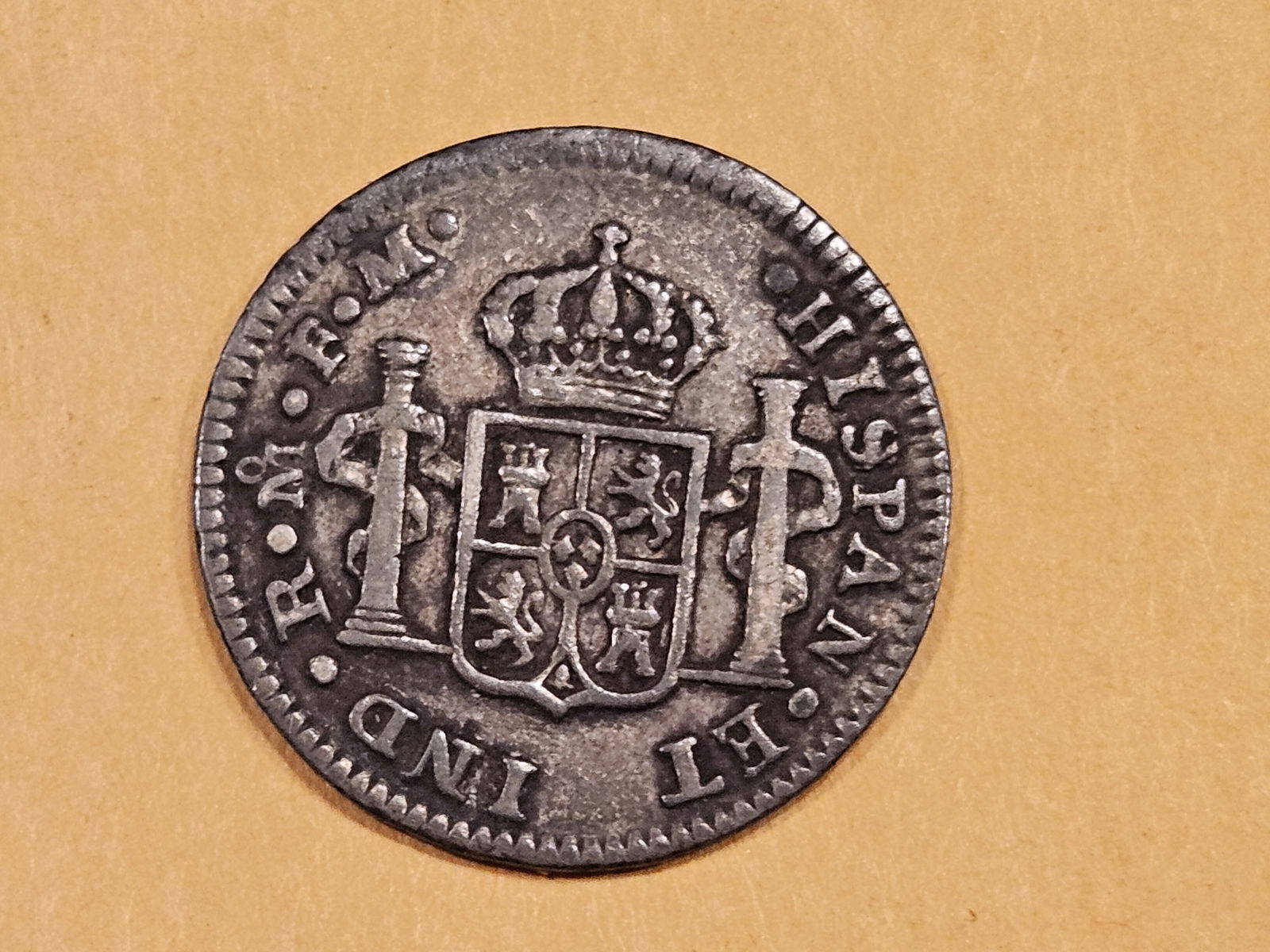1790 Mexico silver real in Very Fine (1 of 3)