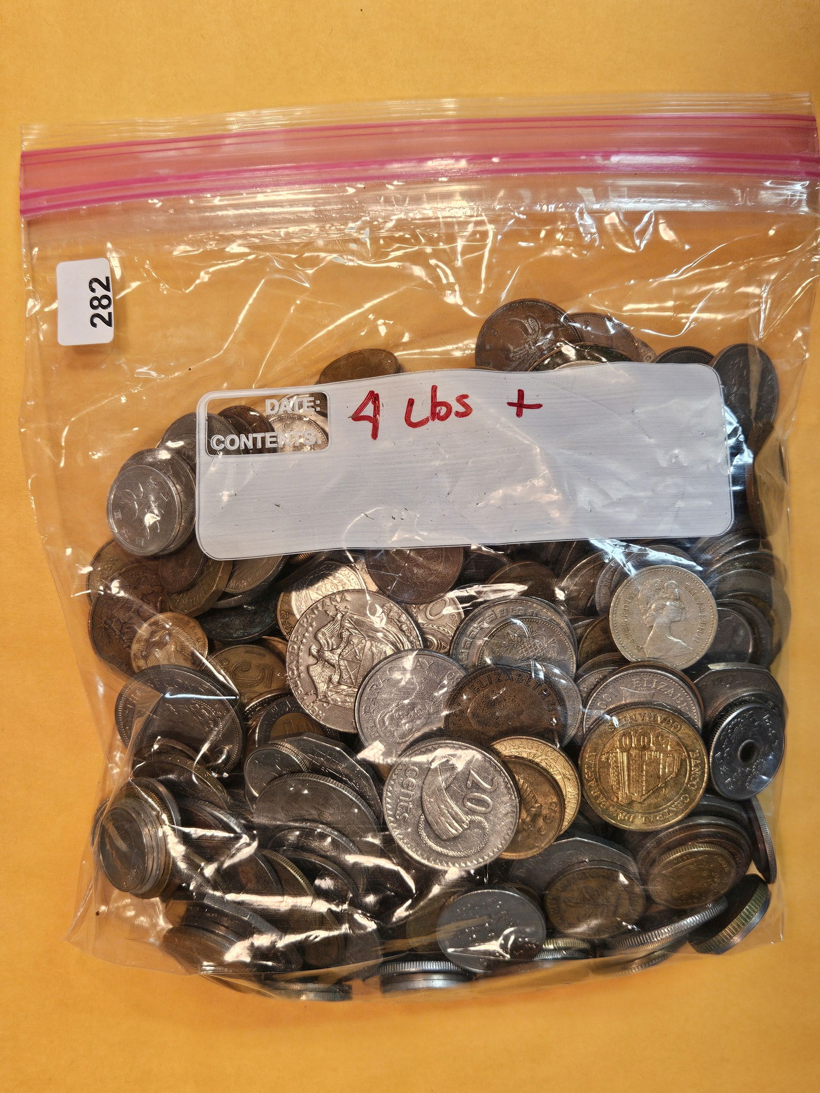 FOUR Plus Pounds of Mixed World Coins (1 of 2)