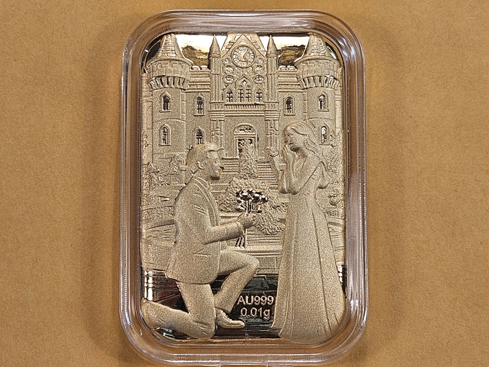 GOLD! 0.01 Gram .999 Fine Gold Art Bar (1 of 4)