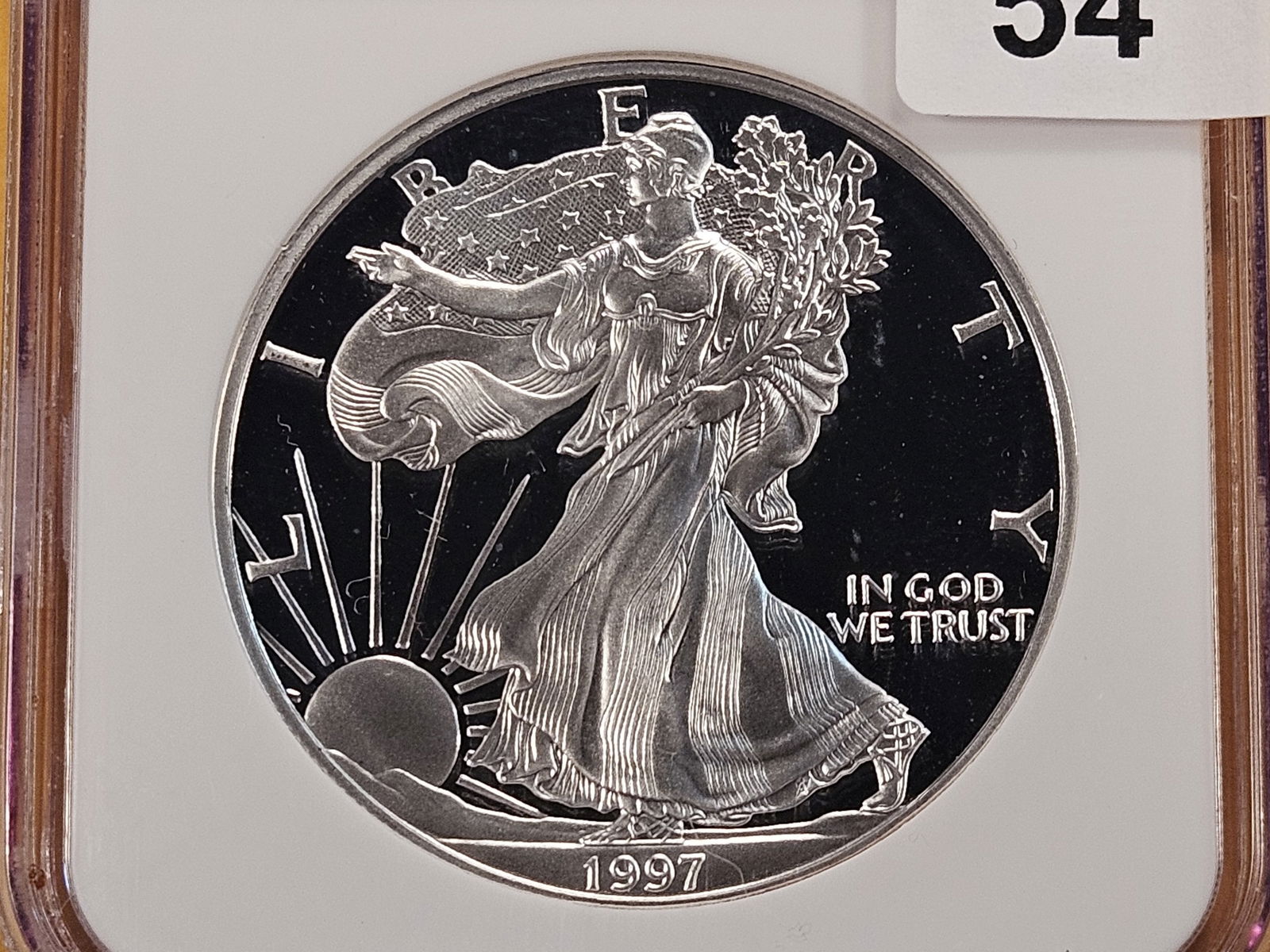 Better Date NGC 1997 American Silver Eagle in Proof 69 Ultra Cameo (1 of 4)