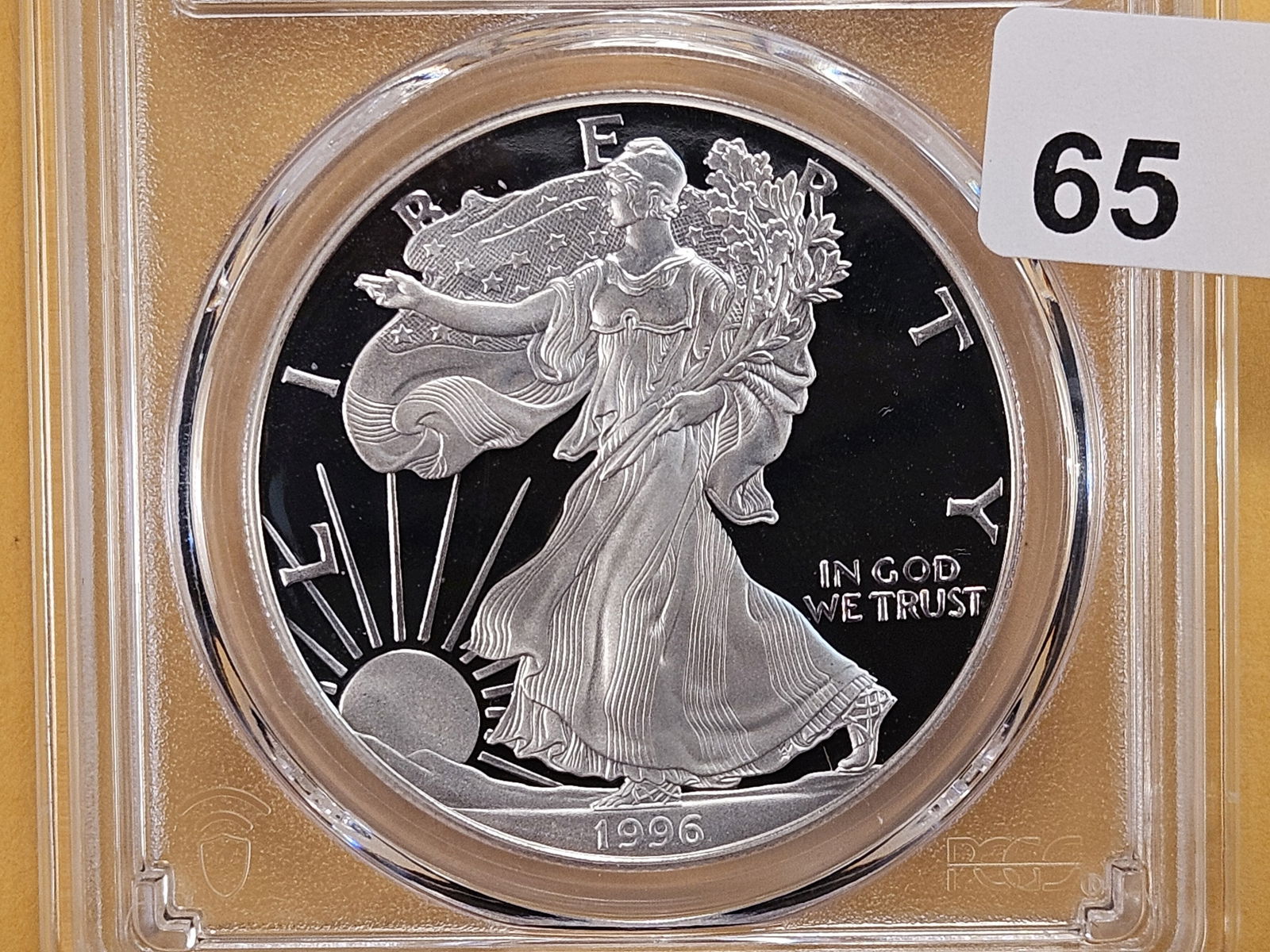 PCGS 1996 American Silver Eagle in Proof 69 Deep Cameo (1 of 4)
