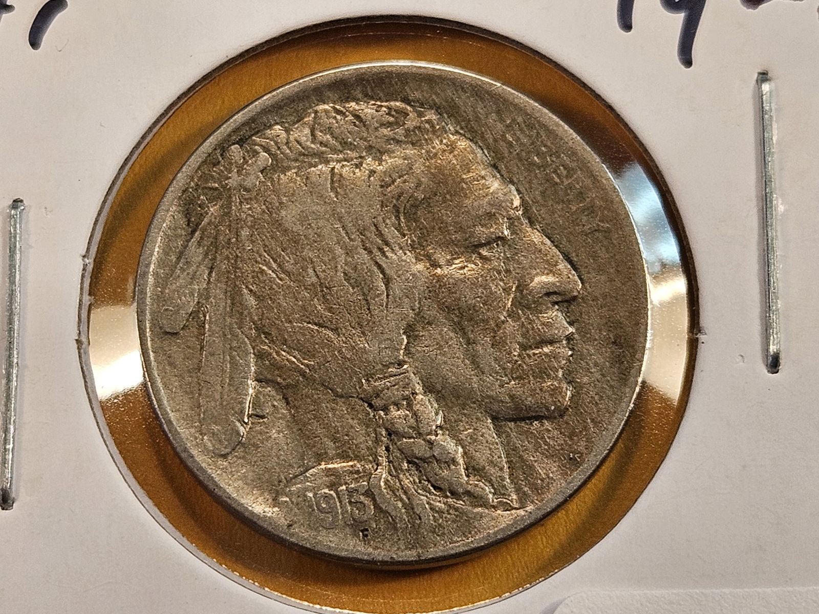 KEY DATE! 1913-D Type 1 Buffalo Nickel (1 of 4)