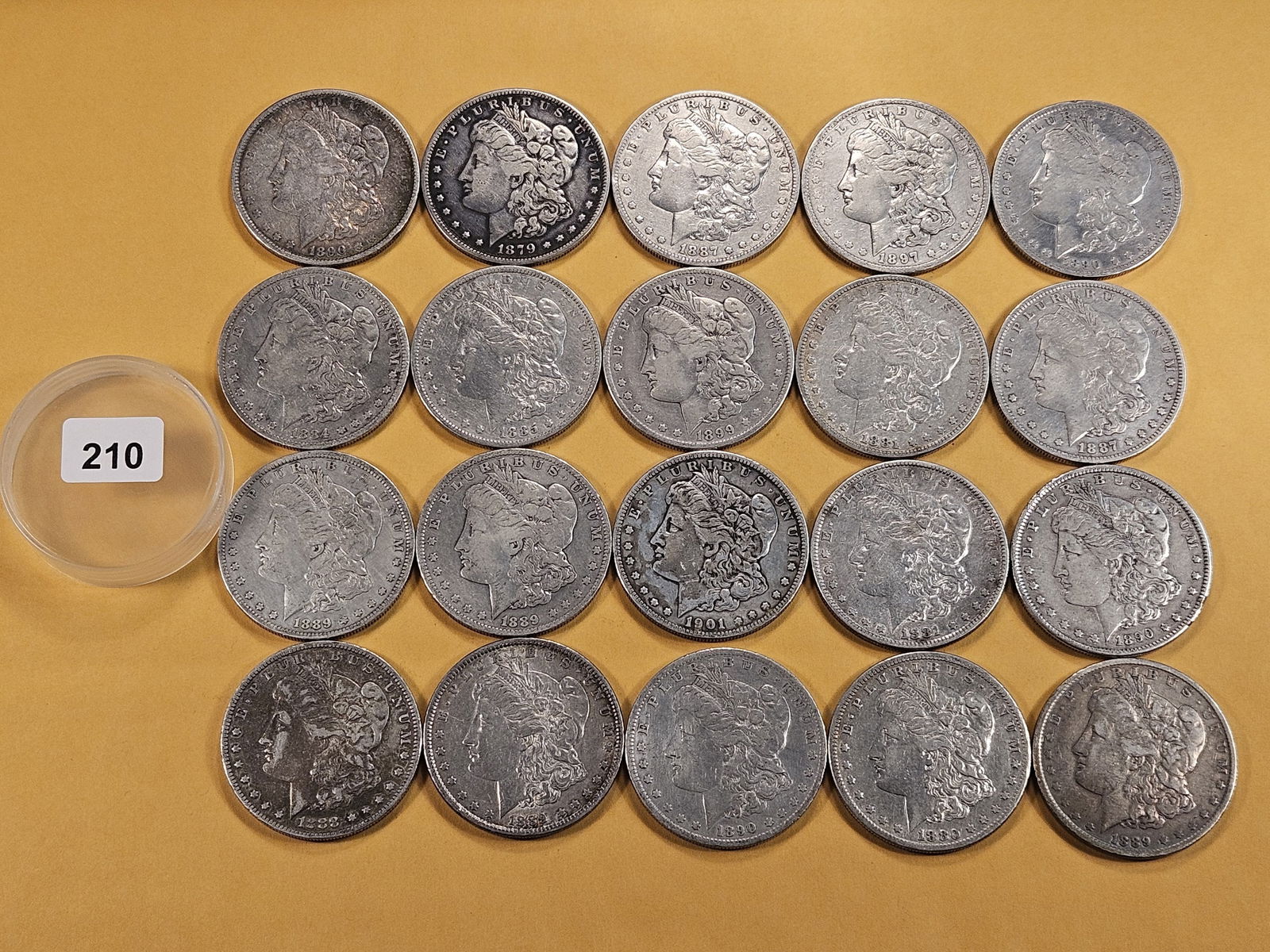 ** FULL ROLL ** Twenty Morgan Silver Dollars (1 of 6)