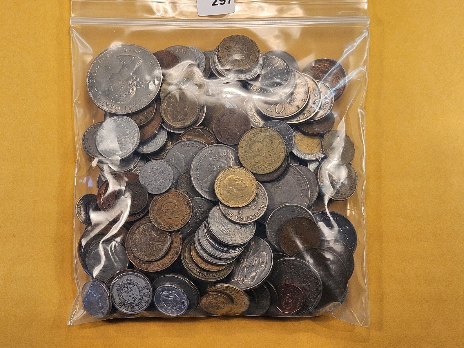 Two Pounds of Mixed Foreign Coins (1 of 5)