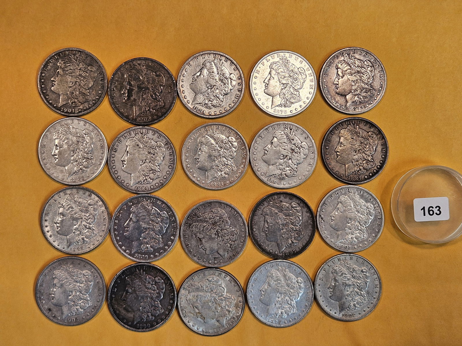 ** FULL ROLL ** Twenty Morgan Silver Dollars (1 of 6)