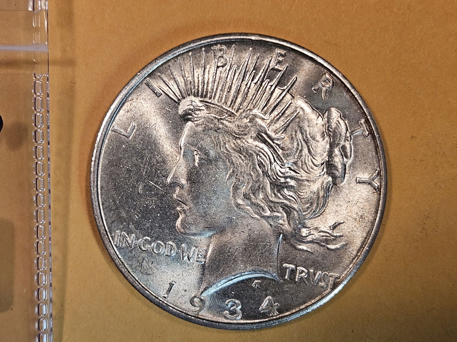 Semi-Key 1934-D Peace silver Dollar in Very Choice Brilliant Uncirculated (1 of 5)