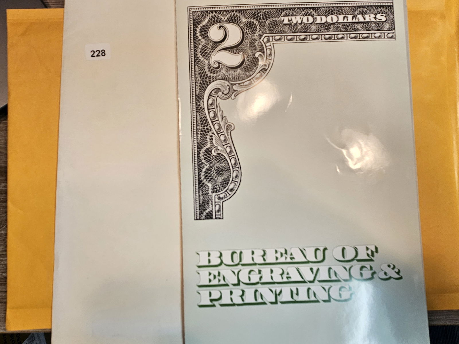 TWO Sheets of four Crisp Uncirculated, Uncut, Sequential $2 US Notes each (1 of 4)