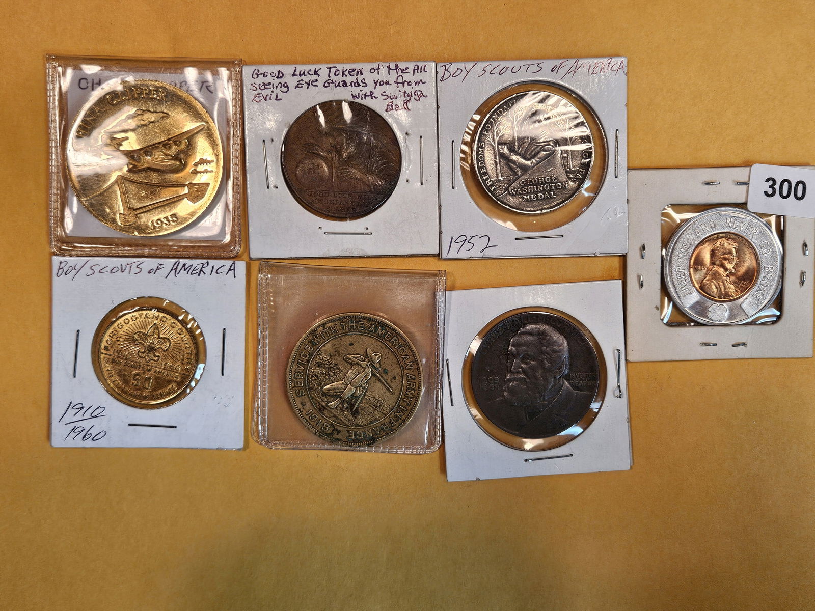 Seven more fun pieces of exonumia: Better tokens and medals