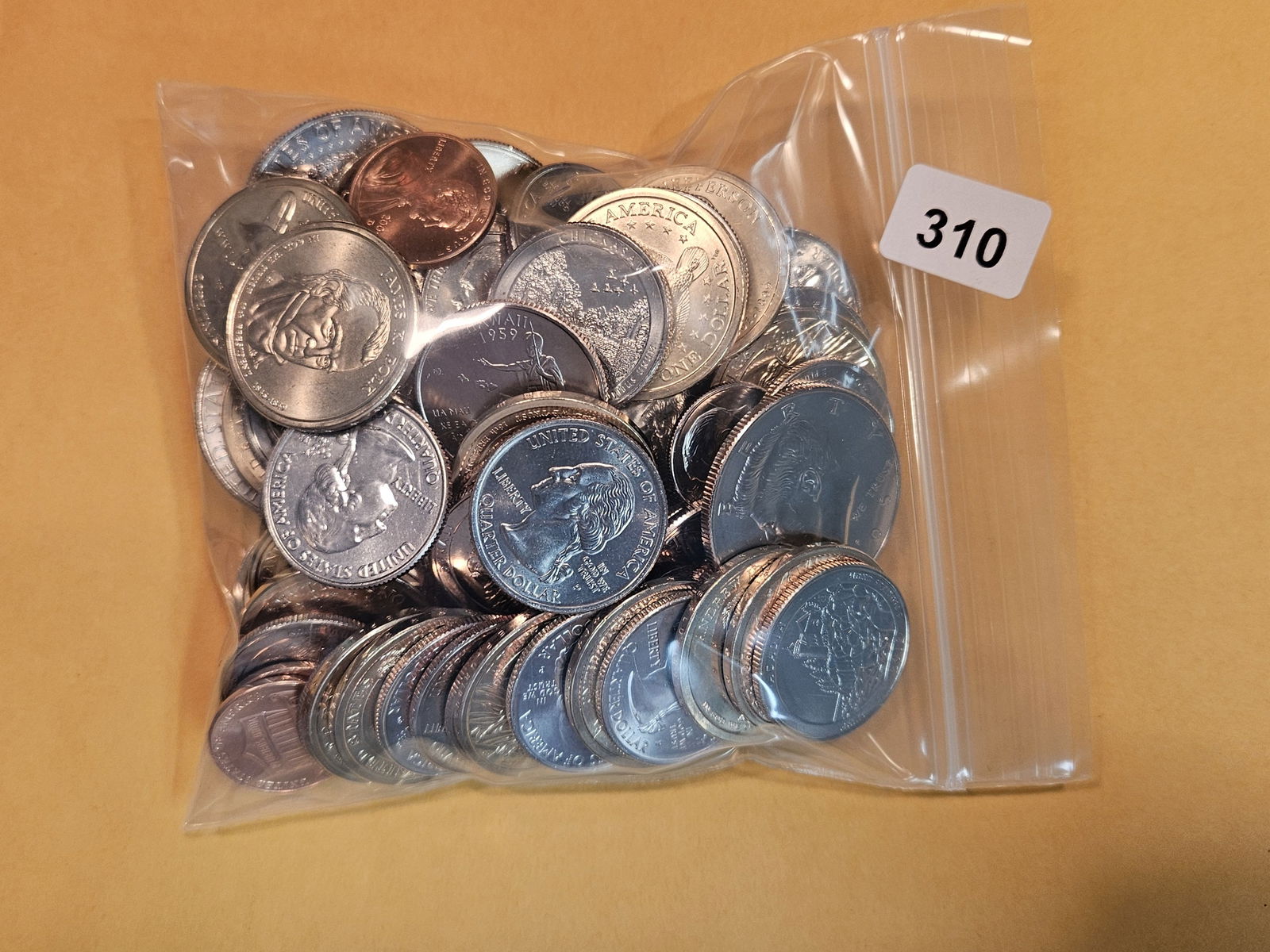ONE POUND of GEM Brilliant Uncirculated US Coins (1 of 2)