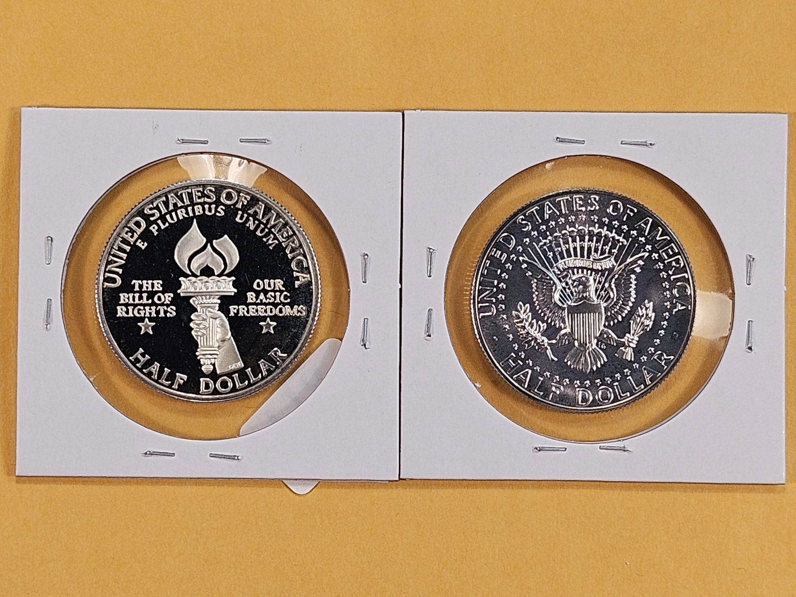 Two GEM Proof Silver Half Dollars - 4