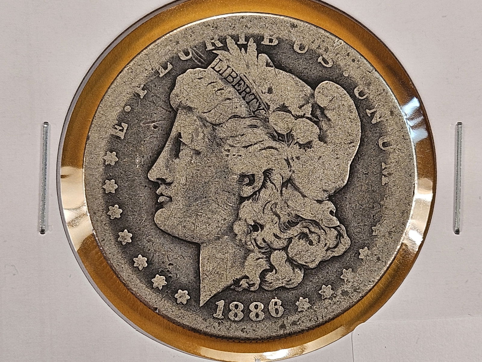 Better Date 1886-S Morgan Silver Dollar: Circulated 