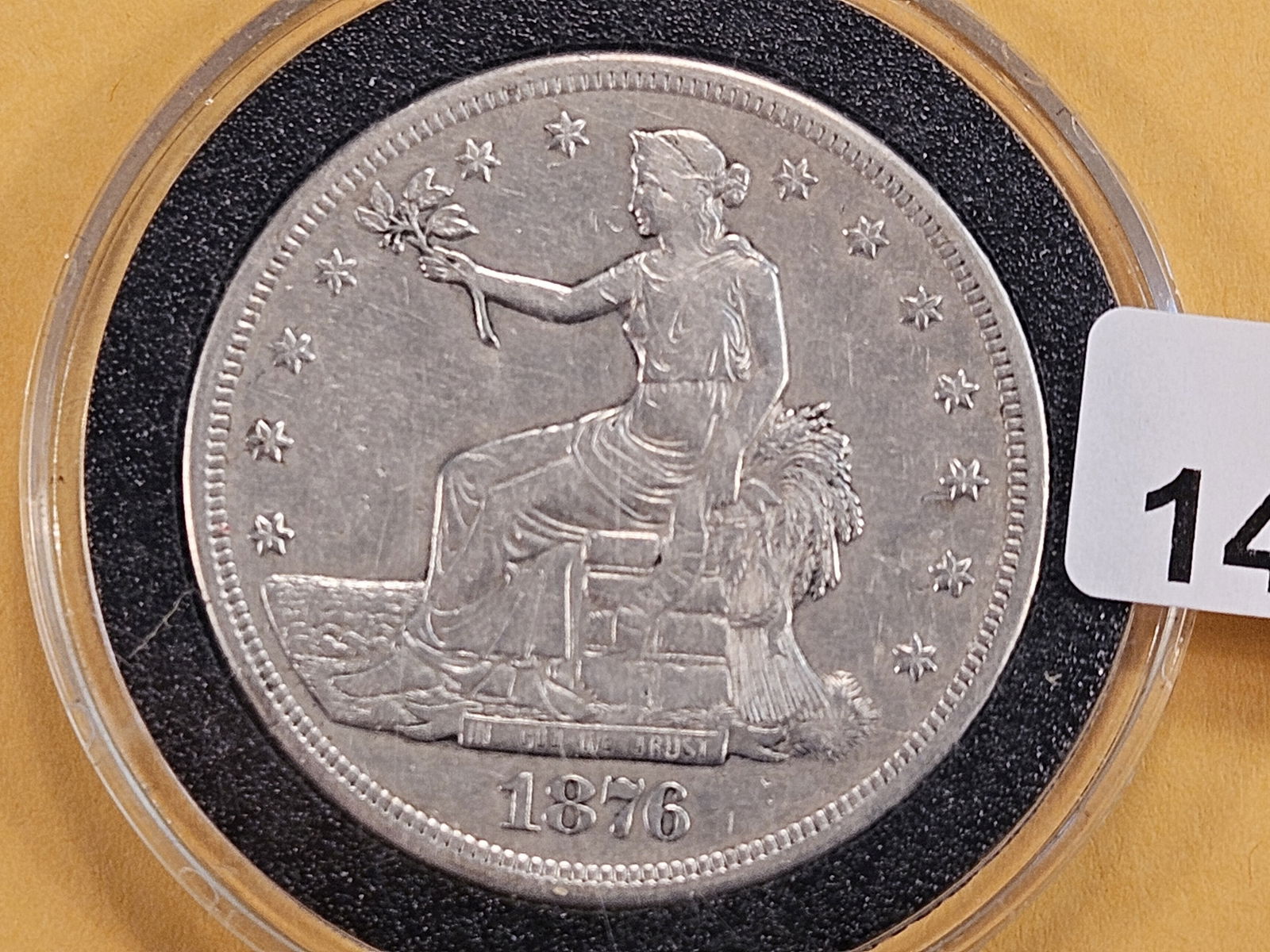1876 Silver Trade Dollar (1 of 4)